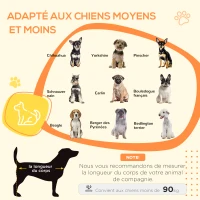 PawHut Cage pour chien intérieur niche pour chiens 2 portes verrouillables bonne ventilation 80 x 50 x 56,5 cm gris(m-7)