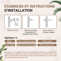 PawHut Étagères murales pour chat complet 4 pièces avec marches échelle plates-formes de saut griffoirs boule de jouet, gris(m-7)