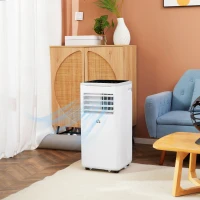 HOMCOM 9000 BTU Portable Air Conditioner, Smart Home WiFi Compatible, 4 in 1 Air Conditioning Unit, Dehumidifier, Fan with Remote, 24H Timer, Window Venting Kit, 20m², R290, A Energy Efficiency(m-2)
