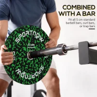 SPORTNOW Olympic Weight Plates with 5cm Holes, for Weight Lifting, 2 x 10kg(m-5)