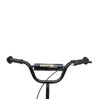 HOMCOM Teen Push Scooter Kids Children Stunt Scooter Bike Bicycle Ride On 12" EVA Tyres (Black)(m-8)