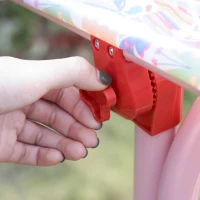 Outsunny Gartenmöbel-Set für Kinder, 1 Hollywoodschaukel, 1 Sonnenliege, für Kinder von 3 -8 Jahren, Rosa(m-8)