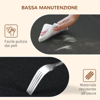 PawHut Brandina per Cani Rialzata con Cuscino Rimovibile, Cani fino a 30kg, 120x80x30cm(m-8)