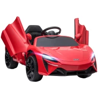HOMCOM McLaren Licensed Kids Electric Ride-On Car, with Remote Control - Red(m-1)