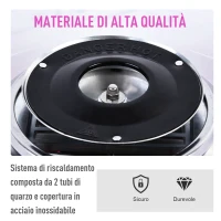 HOMCOM Macchina per Zucchero Filato in PP, Plastica 450W 30 x 30 x 28cm Rosa(m-5)