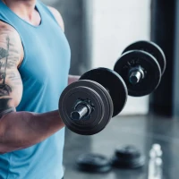 HOMCOM Juego de 4 Discos de Pesas de 2x5 kg y 2x10 kg Juego de Placas de Pesas con Agujero de Ø25 mm para Barra o Mancuernas Entrenamiento de Fuerza Levantamiento de Pesas Negro(m-2)