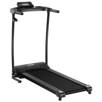 HOMCOM Tapis Roulant Elettrico Pieghevole 500W con 3 Programmi e Monitor LCD per Allenamento a Casa o in Ufficio(m-10)