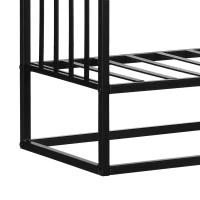 HOMCOM Portalegna Rialzato per Camino in Acciaio Antiruggine, Porta Legna da Interni ed Esterni, 4 Attrezzi Inclusi, 75x30x60cm(m-4)