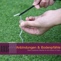 HOMCOM Halloween Aufblasbares Spukgespenst Luftfigur Aufleuchtend Deko 120/ 240 cm (Aufblasbarer Spukbaum)(m-7)