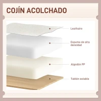 HOMCOM Silla de Oficina sin Brazos con Altura Ajustable Función de Basculante Base Cruzada y Asiento Amplio Gris Claro(m-4)