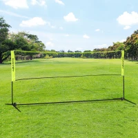 SPORTNOW 4m Badminton Net, Height Adjustable Outdoor Sports Net, with Carry Bag, for Tennis, Pickleball, Volleyball(m-2)