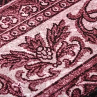 HOMCOM Tappeto Moderno Persiano in Poliestere per Interni, 200x140 cm, Rosso Ocra(m-9)