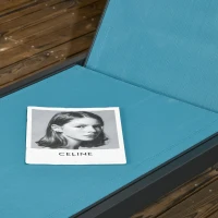 Outsunny Bain de soleil transat en aluminium et textilène avec roulettes et repose-tête dossier inclinable bleu(m-8)