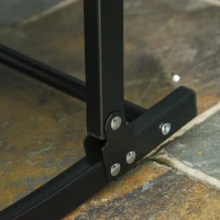 Outsunny Set 2 Sdraio da Giardino Pieghevoli, Lettino Prendisole in Alluminio e Textilene, 61x165x63cm(m-9)