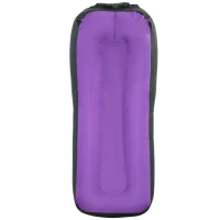 Outsunny Aufblasbarer Sitzsack, wasserdicht, bis 200 kg Tragkraft, 195x83x52cm, Violett(m-1)