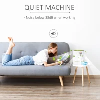 HOMCOM 220mL/Day 450ml Portable Small Dehumidifier Air Dryer Cleaner Bedroom Desk Office Silent Machine w/ Auto Shut Off Home Electric Green(m-6)