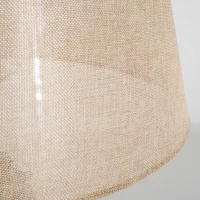 HOMCOM Lampadaire trépied hauteur réglable  65 x 65 x 99-143 cm lampe de sol 40 W  bois style nordique beige(m-7)