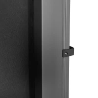 Outsunny Retractable Sun Side Awning Screen Fence Patio Garden Wall Balcony Screening Panel Outdoor Blind Privacy Divider (3x1.8M, Black)(m-9)