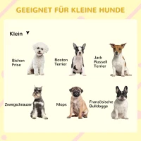 PawHut Hundehütte mit Veranda, aufklappbares Dach, Fenster, verstellbare Füße, Naturholz, orange, 85,5 x 62 x 60 cm(m-4)