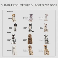 PawHut 2-in-1 Dog Cage and Side Table, with Two Lockable Doors, for Medium  Large Dogs - White(m-7)