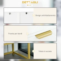 kleankin Mobiletto Bagno Moderno con Armadietto, Cassetto e Mensola Regolabile, 60x30x120cm, Bianco(m-6)