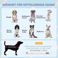 PawHut Hundehütte, wetterfest, herausnehmbarer Boden, Tannenholz, 75x88x82 cm, Grau/Schwarz(m-4)
