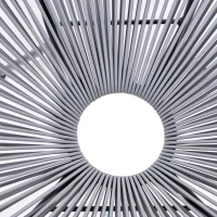 Outsunny Set di 4 Sedie da Giardino Ovali in Rattan PE e Metallo in Stile Boho Chic, Grigio Chiaro(m-8)