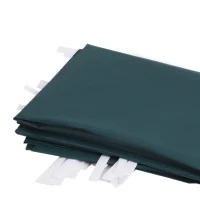 Outsunny 3 Meters Gazebo Replaceable Exchangeable Side Panel Wall Panels Walls With Window, Dark Green(m-7)