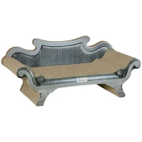 PawHut Cat Scratching Board Cardboard Cat Scratchers Lounger, 60 x 29 x 26.5cm(m-1)