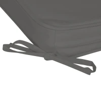 Outsunny Set of 6 Pcs Chair Cushion, 42Lx42Wx5T cm-Grey(m-8)