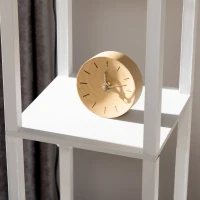 HOMCOM 156cm Floor Lamp Shelving Unit - White(m-7)