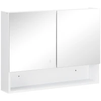 Espejo de Baño con Luz LED de Pared con Puertas Armario baño Botiquin 3 Modelos(m-6)