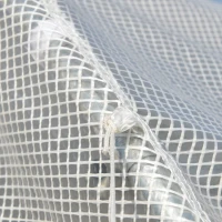 Outsunny Invernadero de Exterior Invernadero de Túnel 8x3x2 m Invernadero de Jardín con 12 Ventanas y Puerta Enrollable para Cultivo Plantas Tomates Verduras Acero y PE 140 g/m² Blanco(m-8)