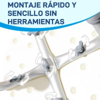 HOMCOM Taburete de Ducha de Aluminio con Altura Regulable Antideslizante Carga 136 kg para Ancianos y Discapacitados(m-6)