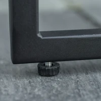 Outsunny Set da Giardino 5 Pezzi in Rattan, 4 Sedie da Giardino e Tavolo da Pranzo con Piano in Vetro(m-9)