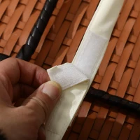 Outsunny Conjunto de 2 Tumbonas de Jardín Tumbonas de Ratán Reclinable en 5 Posiciones para Terraza Patio 196x60x22 cm Marrón(m-8)