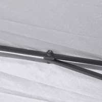 Outsunny Tonnelle 3 x 3 m barnum de jardin Pop-up tente pliant double toit 4 moustiquaires zippées amovibles + sac de transport(m-10)