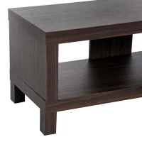 HOMCOM Mobile Porta TV fino a 42" Classico in Legno con Vano Salotto e Soggiorno 90 × 35 × 37cm(m-9)