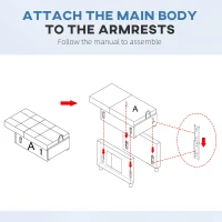 HOMCOM Linen-Look Single Chair Bed - Black(m-8)