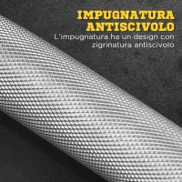 HOMCOM Set di Bilanciere e Dischi da 70 kg totali con 8 Pesi, Bilanciere Palestra Regolabile Antiscivolo in Acciaio, Plastica e Sabbia, Barra Ø25 mm, 140x38.5x38.5cm, Nero(m-5)