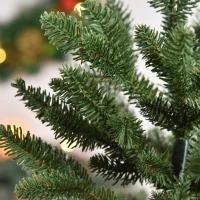 HOMCOM künstlicher Weihnachtsbaum 1,5 m Christbaum Tannenbaum PVC PE Metall Grün Ø105 x 150 cm(m-9)