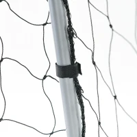 SPORTNOW Fußballtor wetterfest, robustes Netz, stabiler Metallrahmen, einfacher Aufbau, 300 x 200 x 120 cm(m-7)