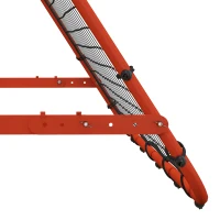 HOMCOM Adjustable Rebounder Net Kickback Target Goal for Teens Adults Training, Red(m-7)