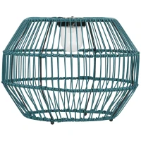 Outsunny Außenleuchte, Solarleuchte, Gartenlampe, 8h Leuchtdauer, Automatische LED Gartenlampe, grün, 45 x 45 x 31 cm(m-10)