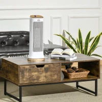 HOMCOM 2000W Electric Heater, PTC Ceramic Portable Fan Heater with Overheating & Tip-Over Protection, 45° Oscillating Energy Efficient Electric Heater for Home, Office, Study, Bedroom(m-10)