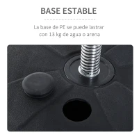 HOMCOM Saco de Boxeo de Pie con Altura Ajustable en 4 Niveles 126-144 cm Base Rellenable y Guantes de Boxeo Rojo y Negro(m-6)