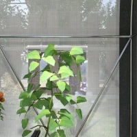 Outsunny 3 x 2(m) Walk-In Tunnel Greenhouse, with Accessories - White(m-9)