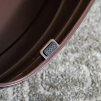 PawHut Scaletta per Cani Pieghevole con 3 Gradini Antiscivolo in PP, 49x38x38 cm, Marrone(m-9)