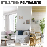 HOMCOM Fauteuil à Bascule Rocking Chair Grand Confort accoudoirs Assise Dossier garnissage Mousse Haute densité Lin Gris(m-7)