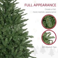 HOMCOM 6ft White Light Artificial Christmas Tree(m-6)
